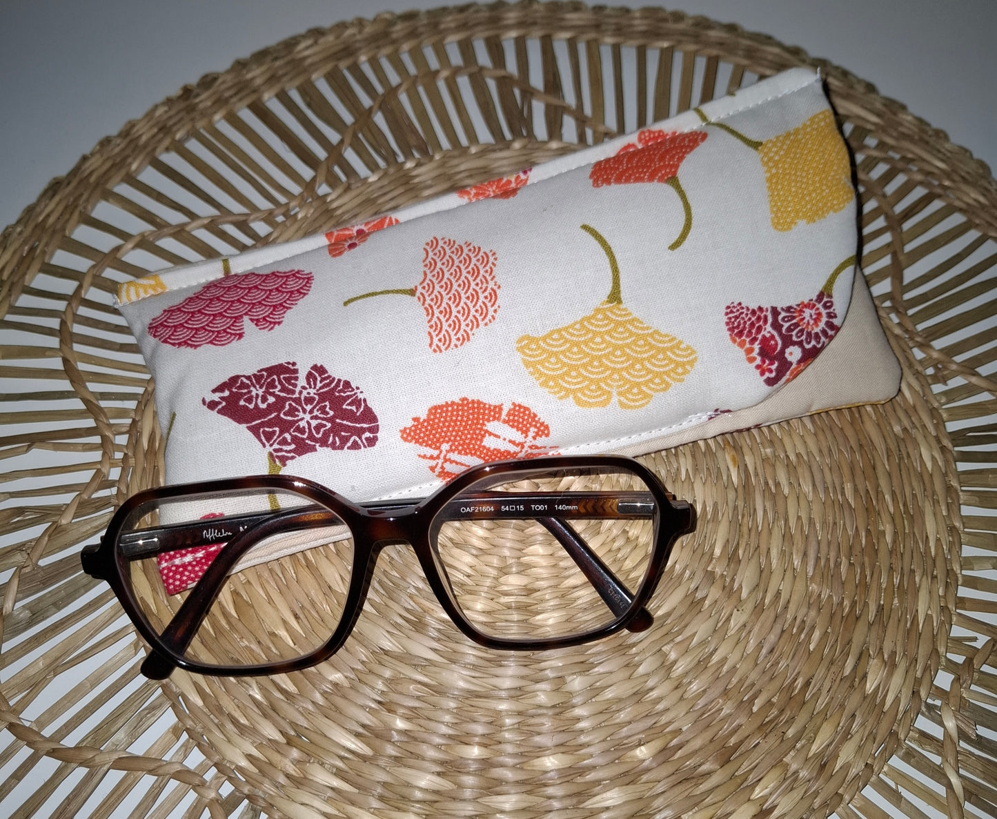 Etui à lunette "Le Gingko Blanc"