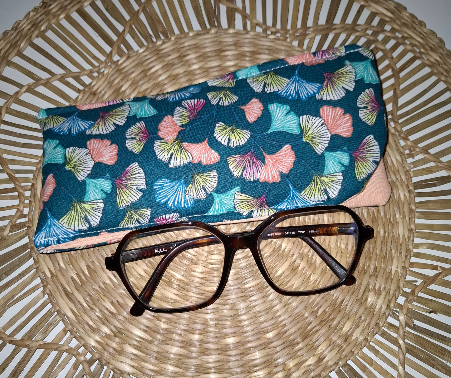 Etui à lunette "Le Gingko Bleu"