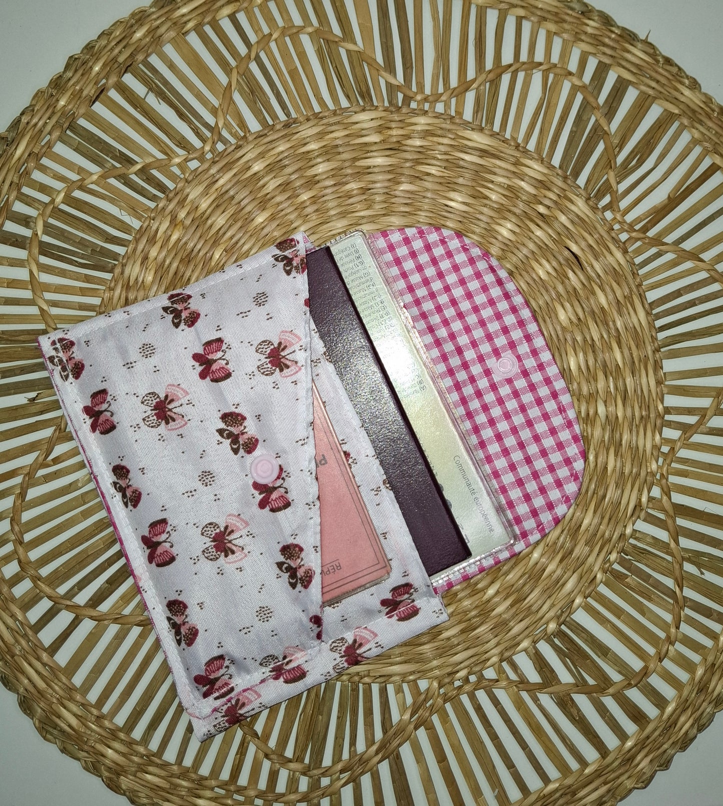 Pochette à Documents "La papillon blanc"