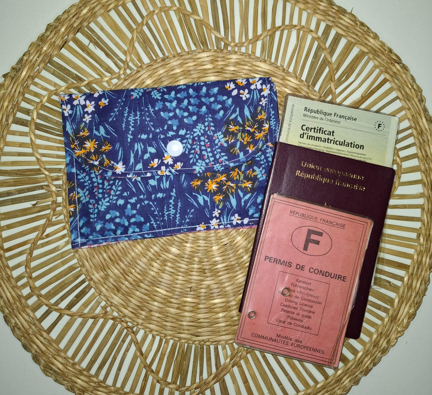 Pochette à Documents "La nuit bleue"
