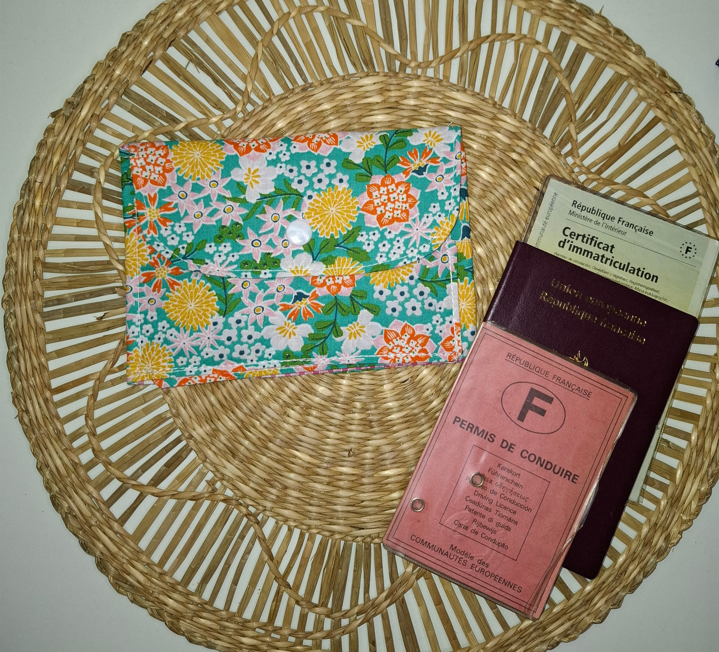 Pochette à Documents "La printemps fleuri"