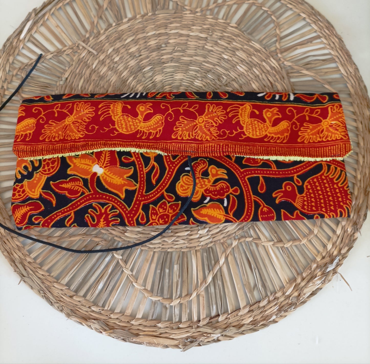 Pochette à Couverts " Le Wax Orangé"