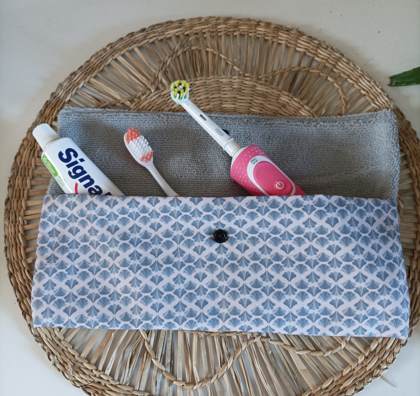 Pochette à Brosse à Dents "Le coquillage "