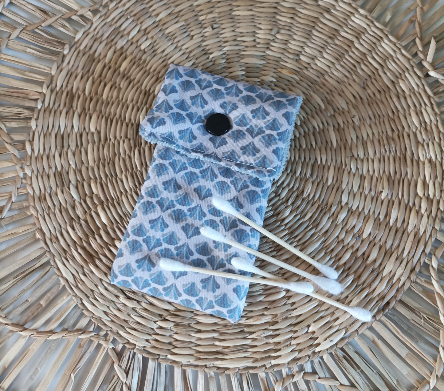 Pochette à Coton-Tiges " Le coquillage "