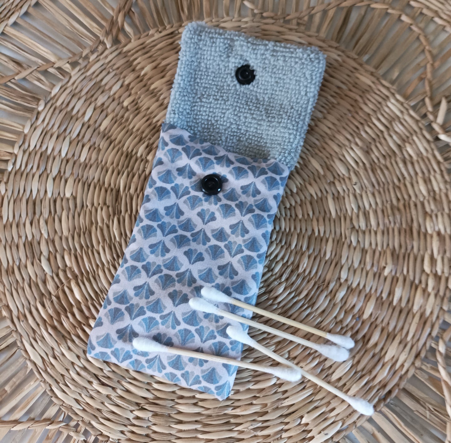 Pochette à Coton-Tiges " Le coquillage "