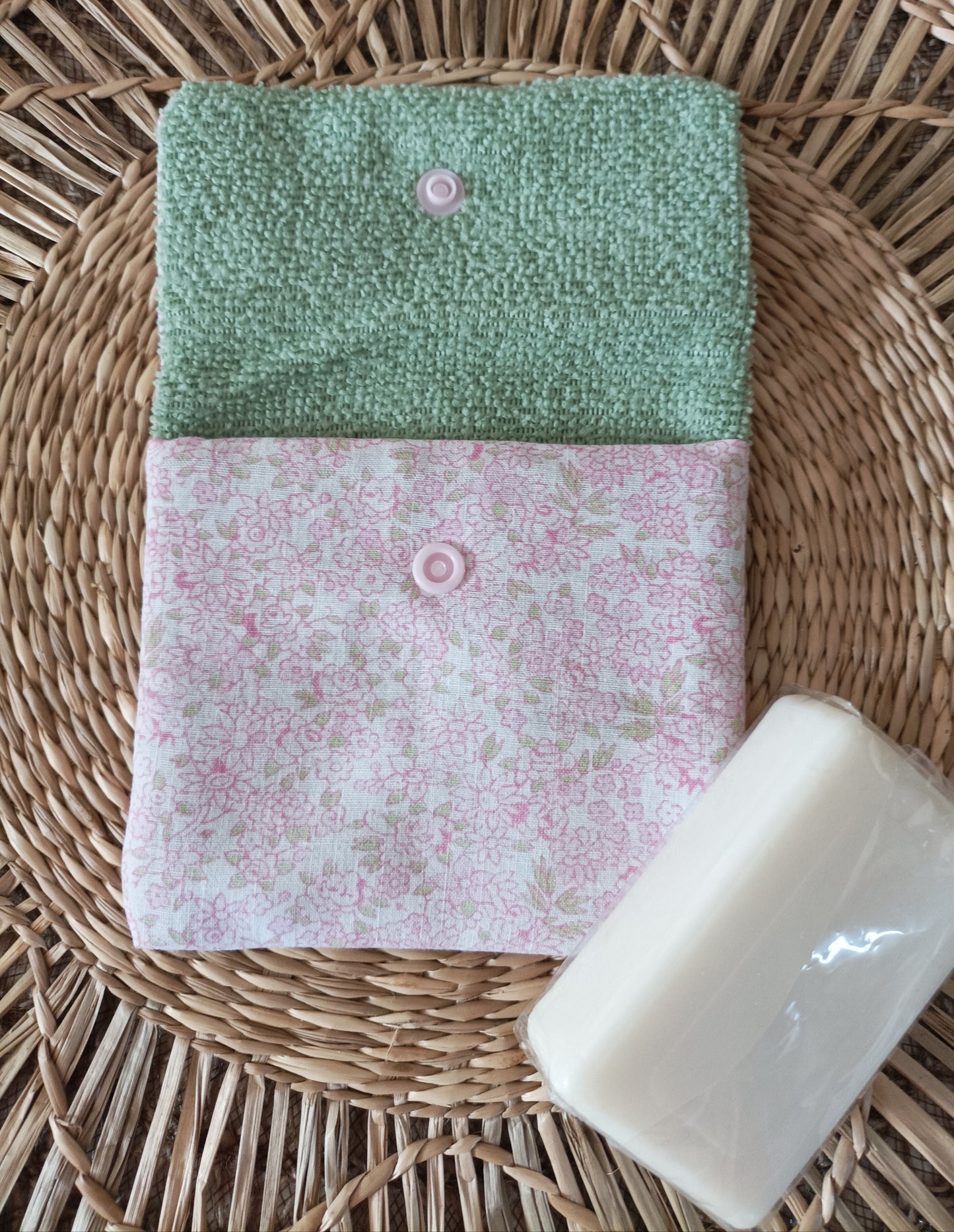 Pochette à Savon " Le Rosé "