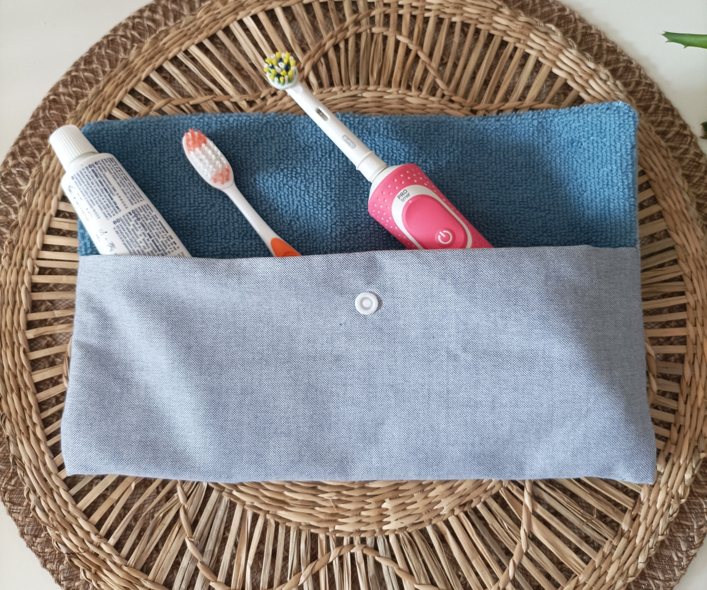 Pochette à Brosse à Dents "" Le chiné H "