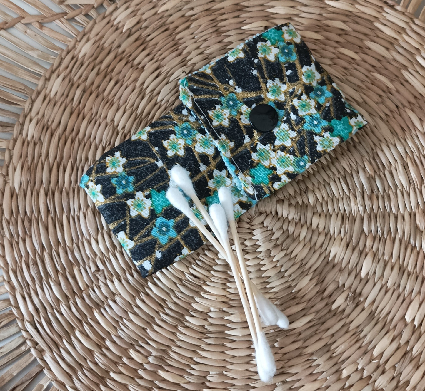 Pochette à Coton-Tiges " Le Japon Vert "
