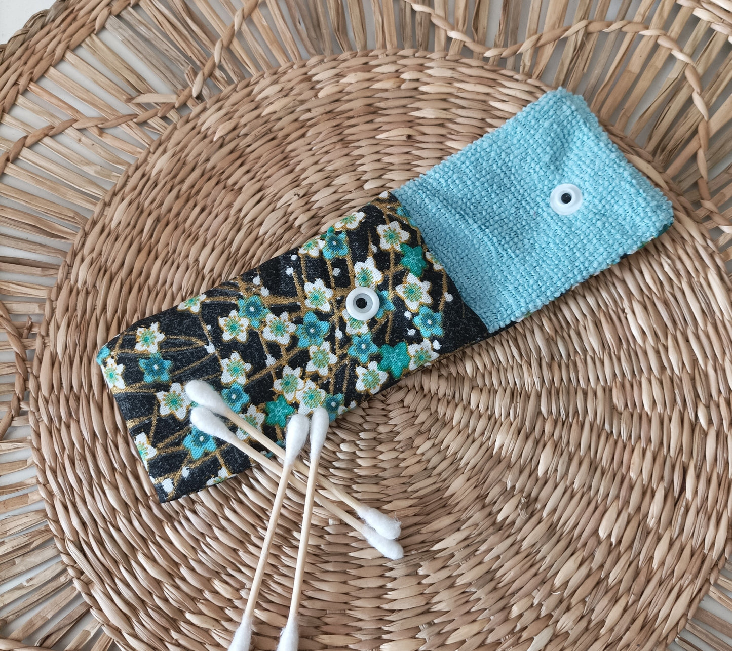 Pochette à Coton-Tiges " Le Japon Vert "