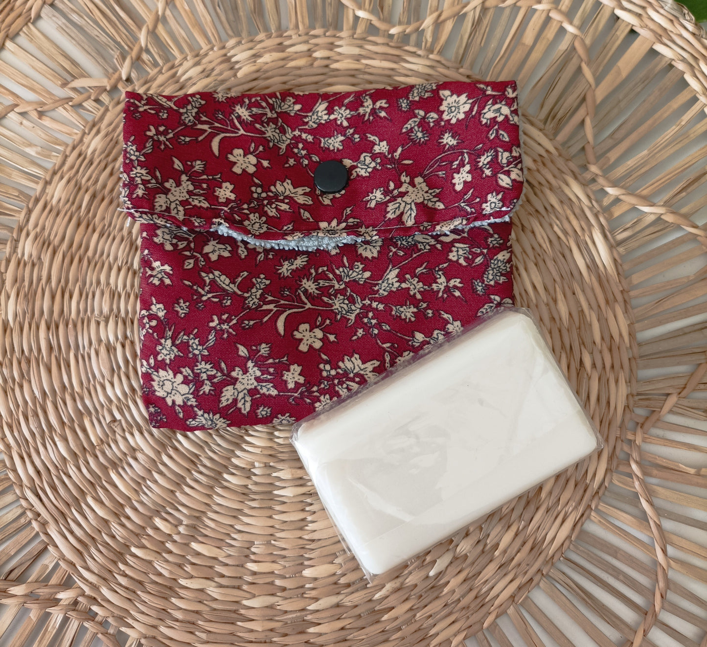 Pochette à Savon " Le bordeaux "