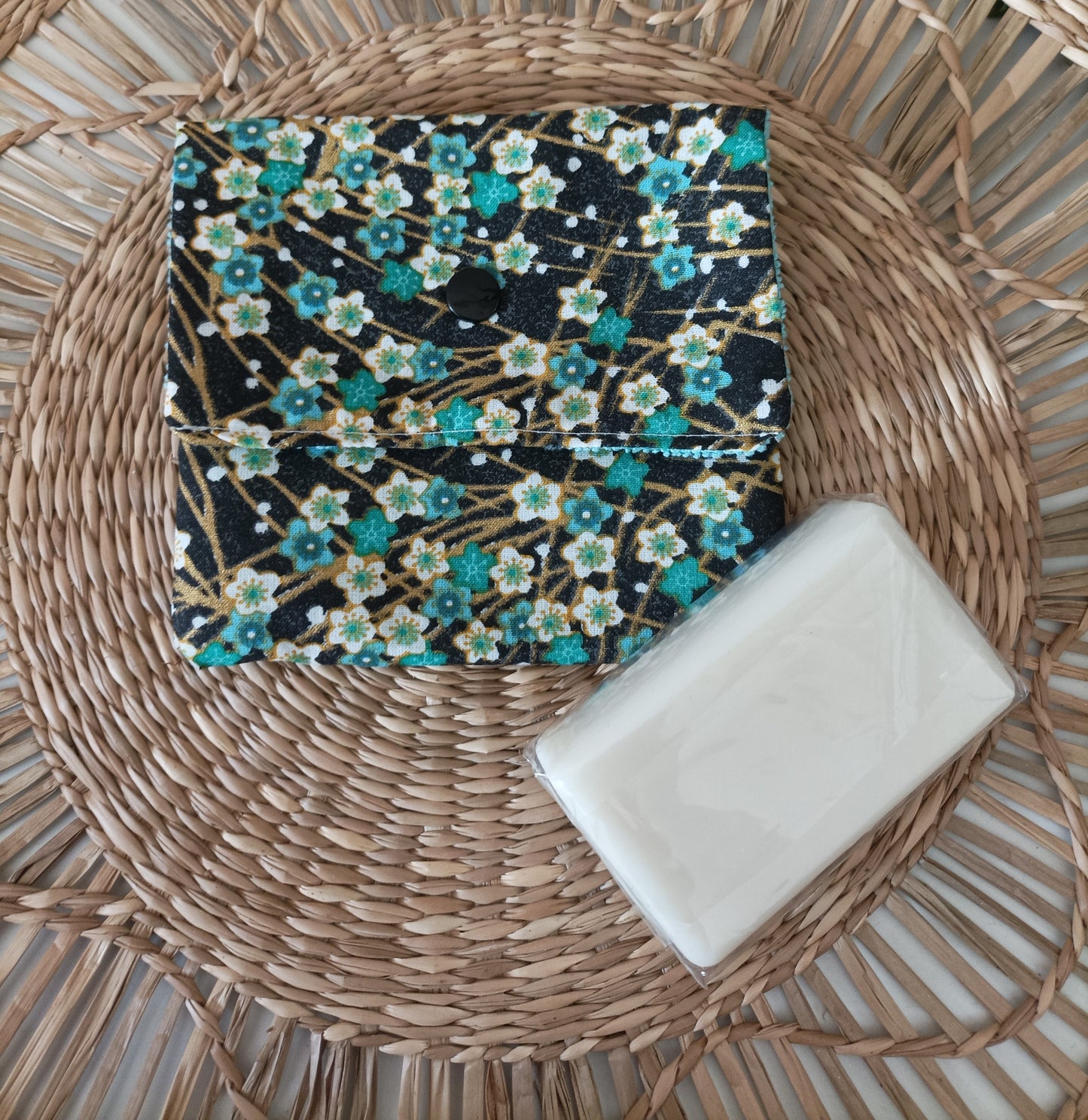 Pochette à Savon " Le Japon Vert "