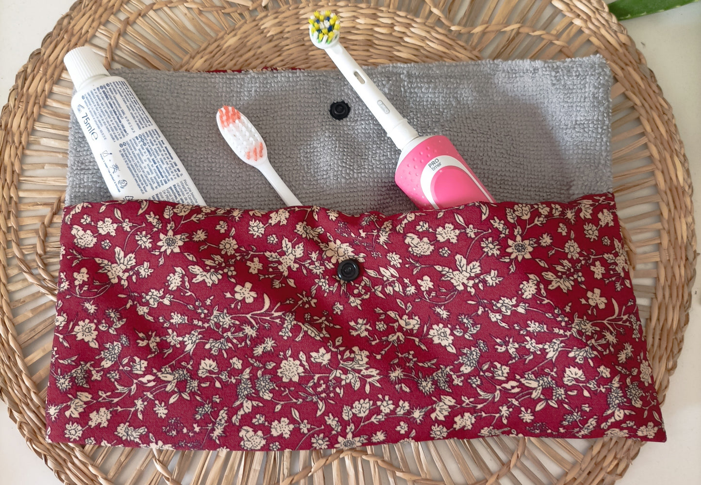 Pochette à Brosse à Dents " Le Bordeaux "