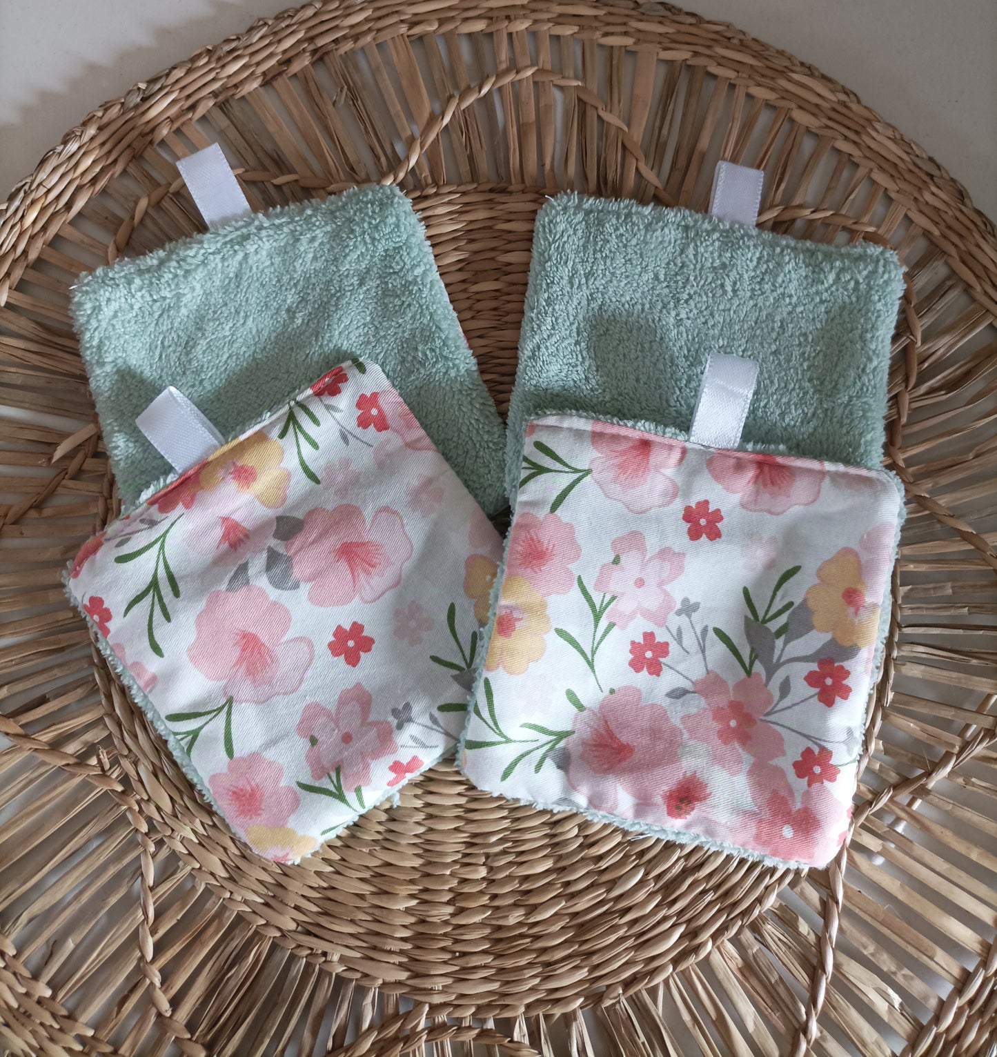Lingettes Démaquillantes Lavables "Le Bouquet"