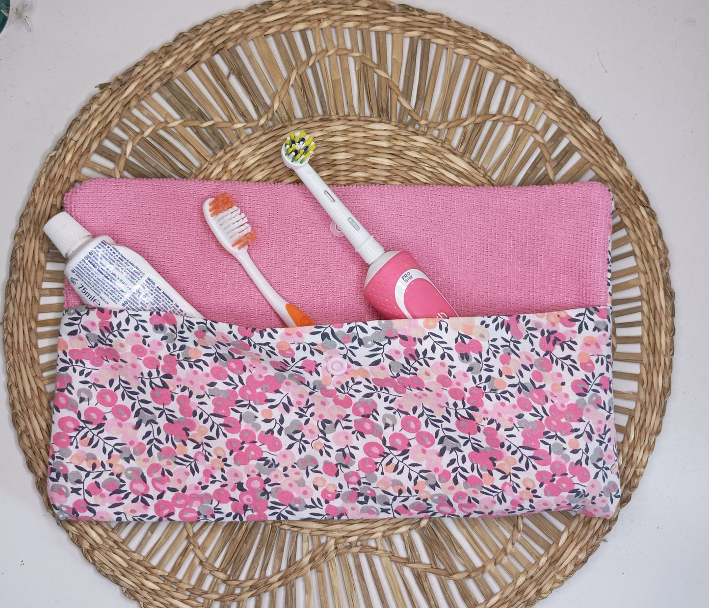 Pochette à Brosse à Dents "L'Olivier rose"