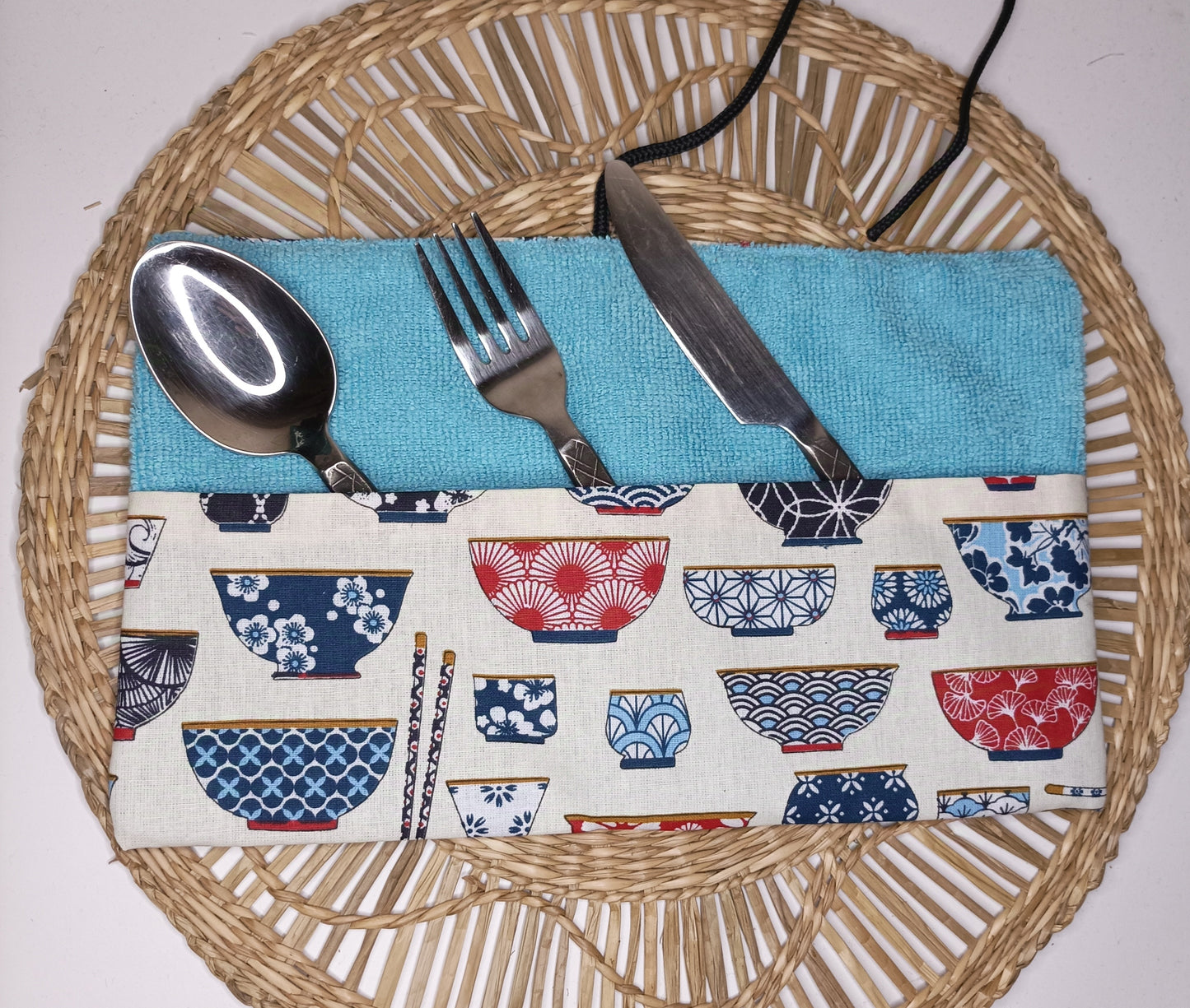 Pochette à Couverts " Bol Japonais "