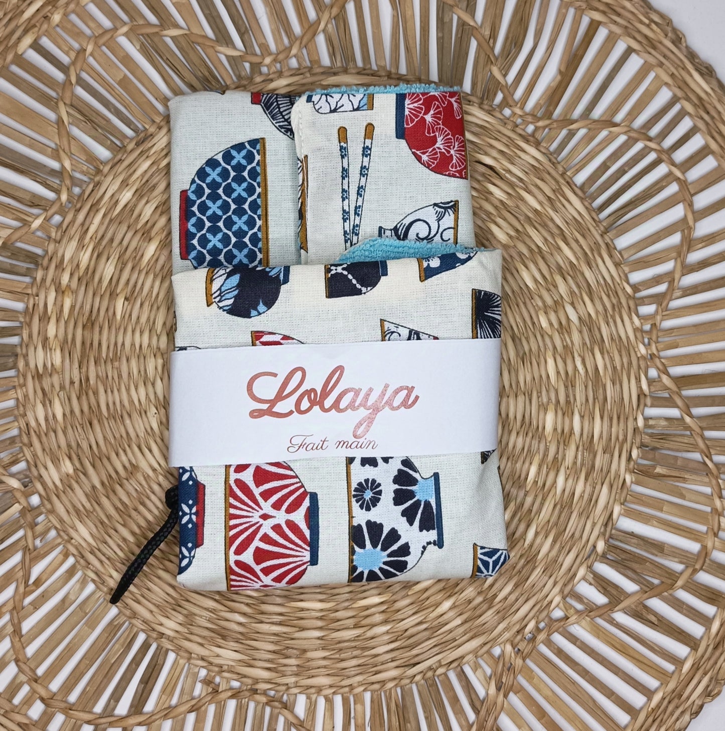 Pochette à Couverts " Bol Japonais "