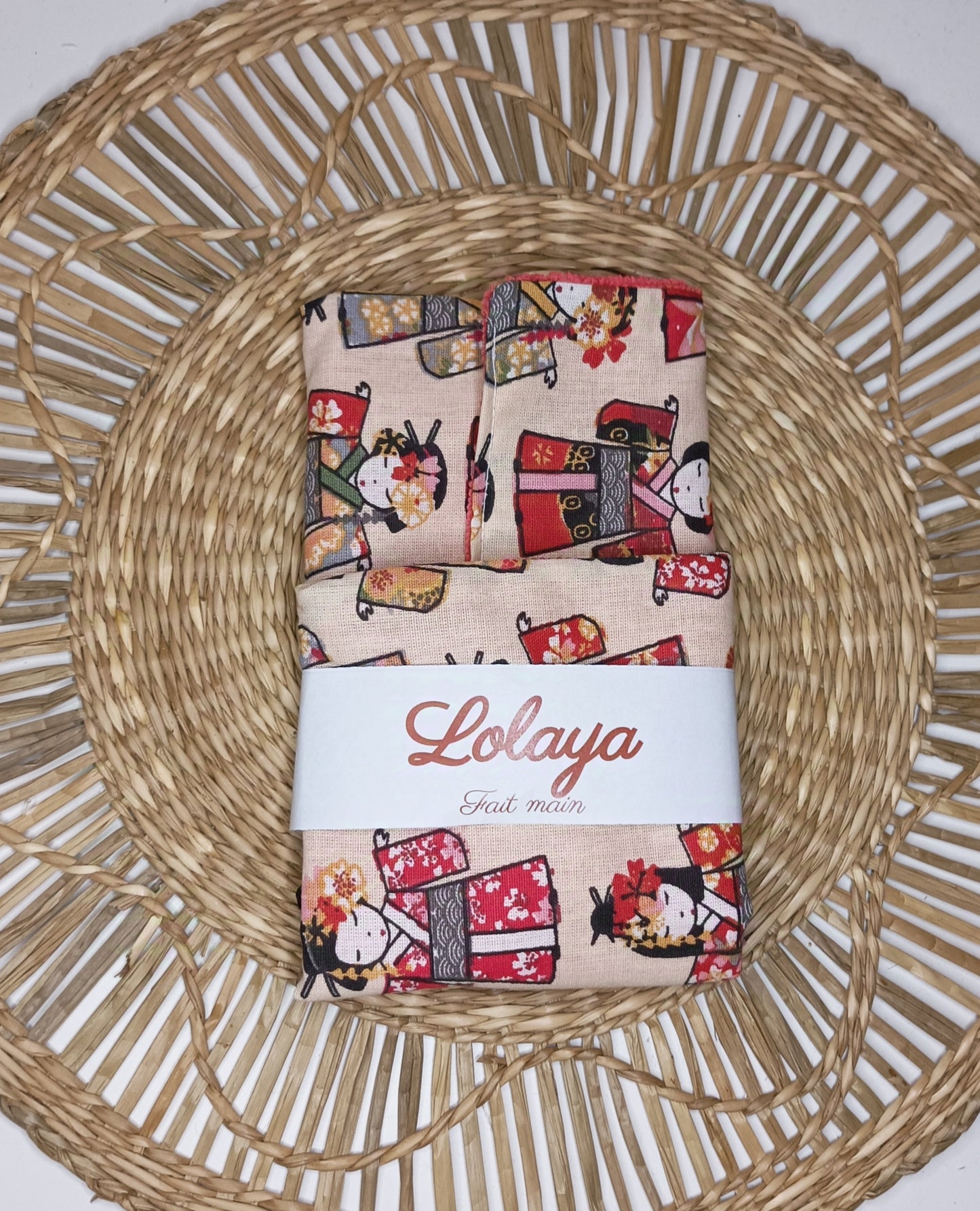 Pochette à Couverts " La Petite Japonaise"