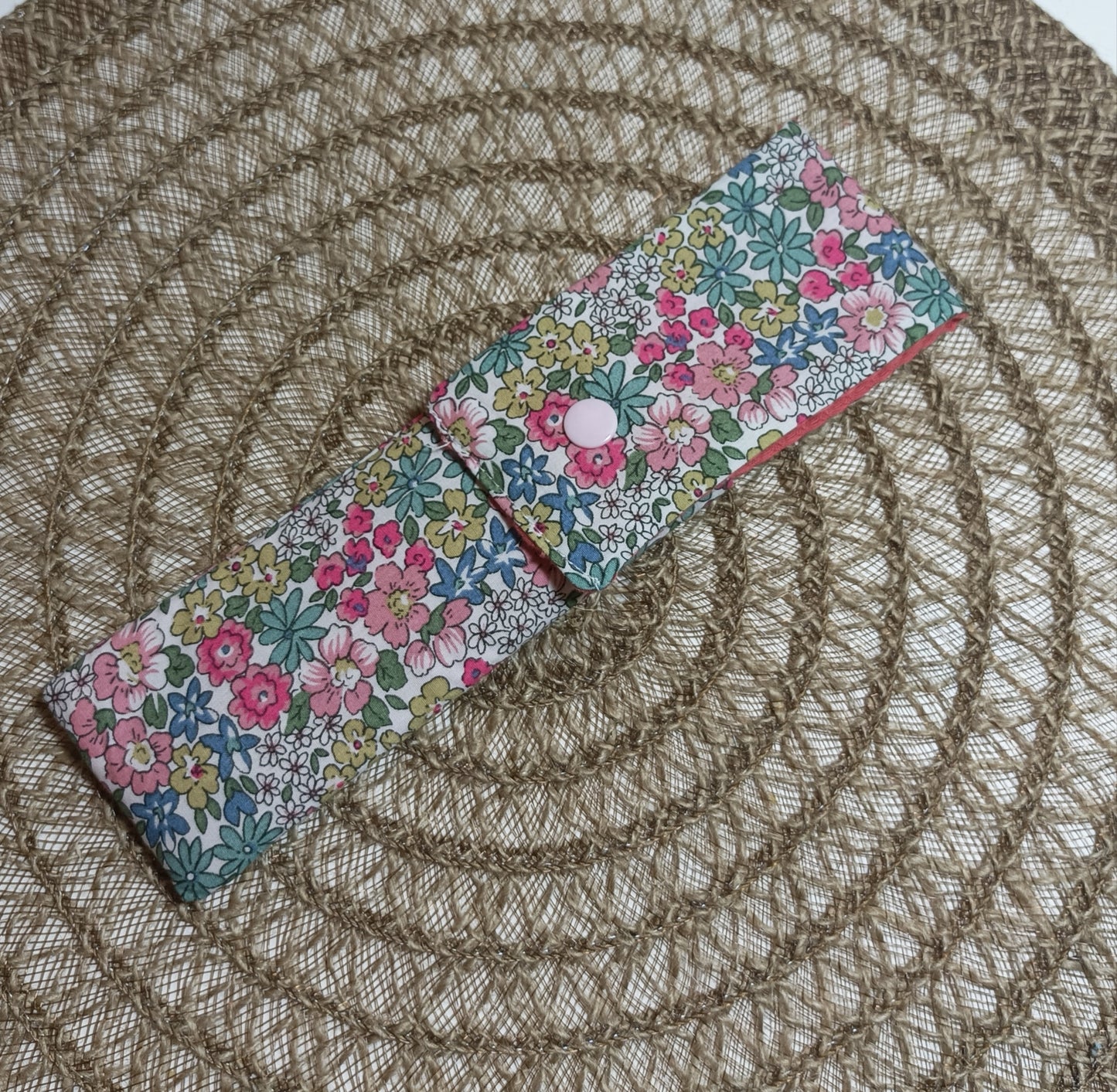 Etui à Pinceaux "Le bouquet coloré"