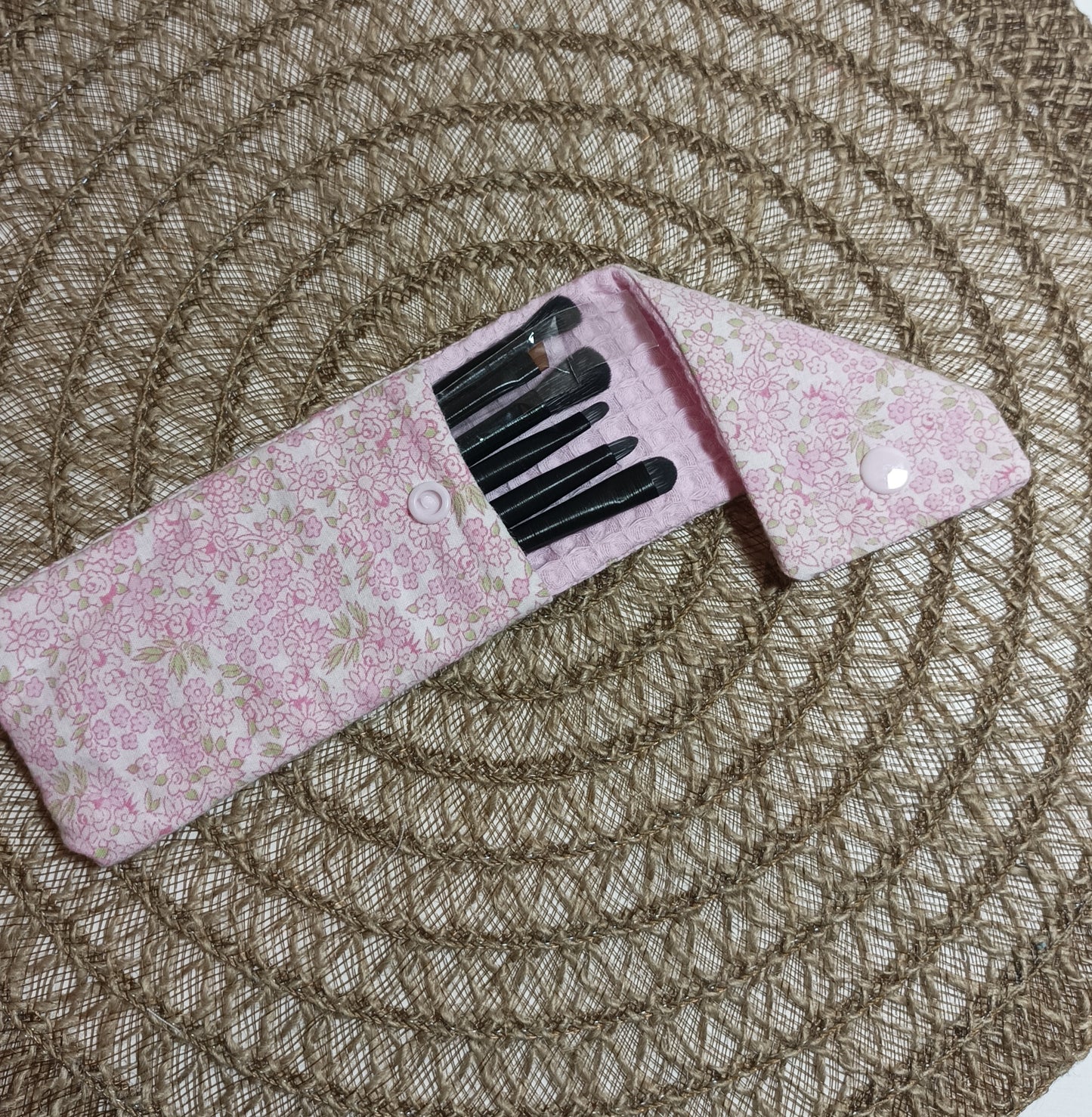 Etui à Pinceaux "Le rose bonbon "