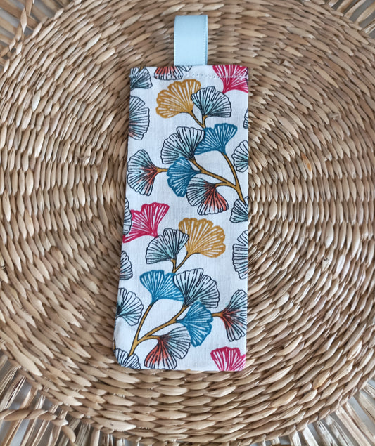 Marque-Pages en Tissu " Gingko "